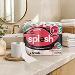 Splesh by Cusheen Toilet Roll 72 Rolls - Watermelon Scent Bulk Family Pack - Image 4