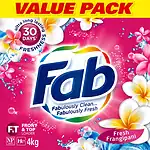 Fab Fresh Frangipani Laundry Powder Detergent 4Kg