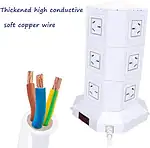 Tower Power Strip USB Surge Protector Socket 12 AC - Image 7