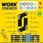 SOXCO WORK Socks for Men Crew Length Black Socks 10 Pairs - Image 3