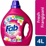 Fab Fresh Frangipani Front and Top Loader Laundry Liquid Detergent 4 Litre