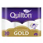 Quilton 4-Ply Gold Toilet Tissue 30 rolls (5 pack*6 rolls)