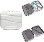 Kono Luggage Sets of 2 Piece Lightweight Polypropylene Hard Shell Suitcase with - Image 3
