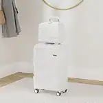 Kono Luggage Sets of 2 Piece Lightweight Polypropylene Hard Shell Suitcase with - Image 2